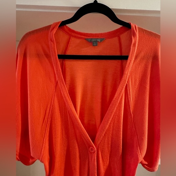 Coral Button-Up Cardigan - Picture 3 of 5